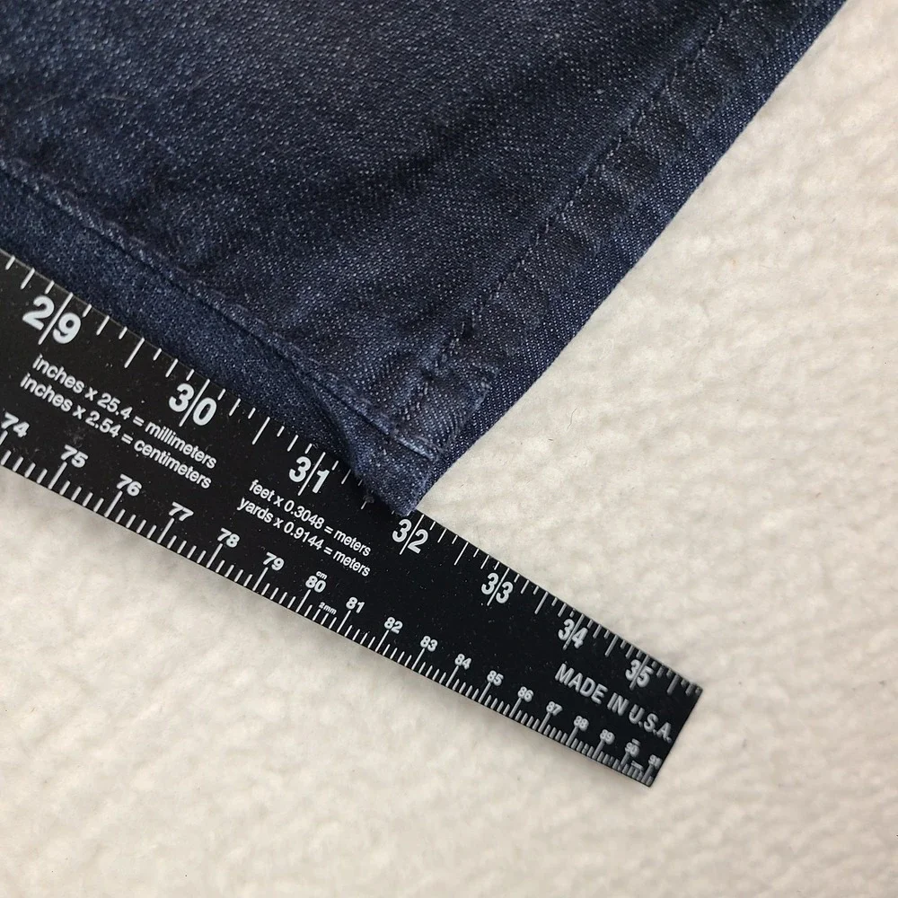 Hudson Jeans Womens 30 Blue Skinny‎ Flap Pocket Barn Dark Wash Denim